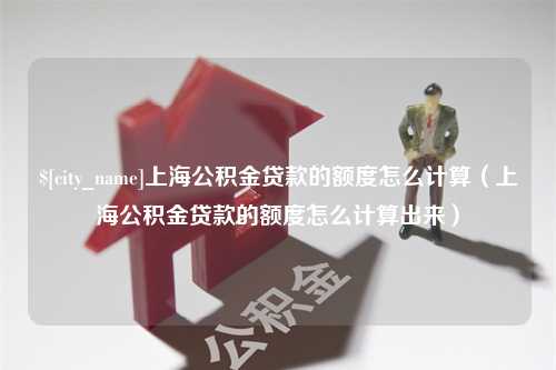 合肥上海公积金贷款的额度怎么计算（上海公积金贷款的额度怎么计算出来）